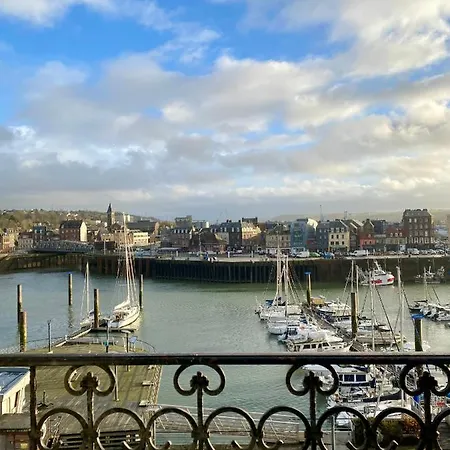 Ferienwohnung Duchesse De Berry - Vue Sur Port Dieppe Exterior foto